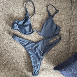 Underwire thong bikini